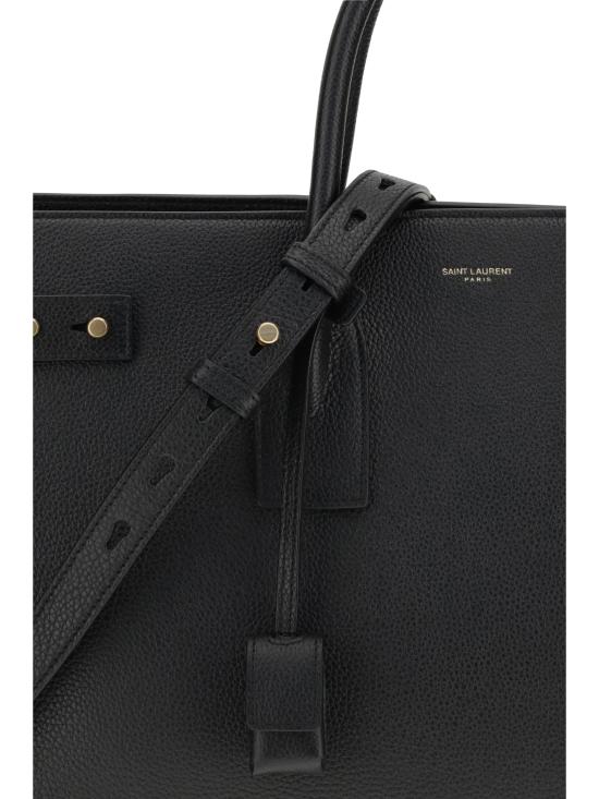 25FW 생로랑 토트백 631526DTI0W 1000 BLACK - SAINT LAURENT