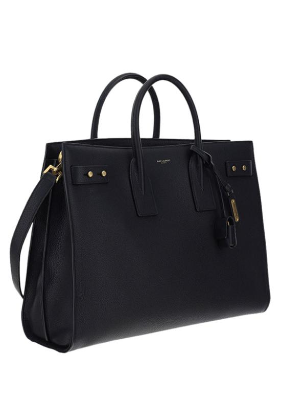 25FW 생로랑 토트백 631526DTI0W 1000 BLACK - SAINT LAURENT