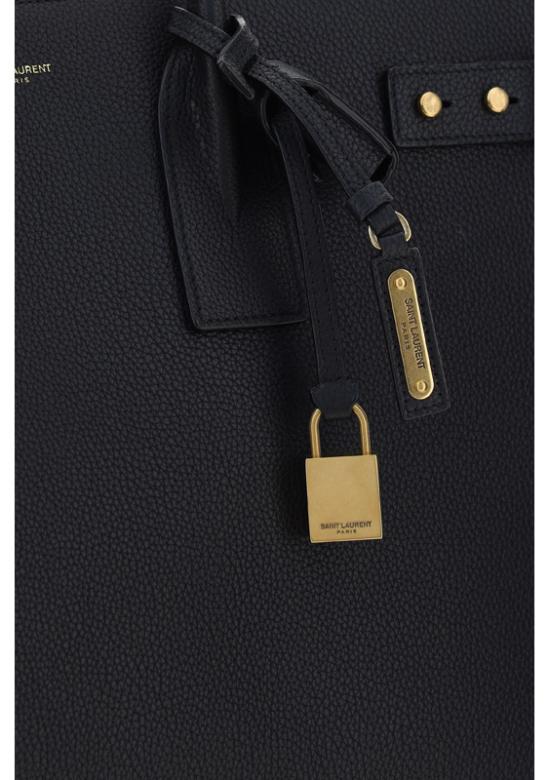 25FW 생로랑 토트백 631526DTI0W 1000 BLACK - SAINT LAURENT