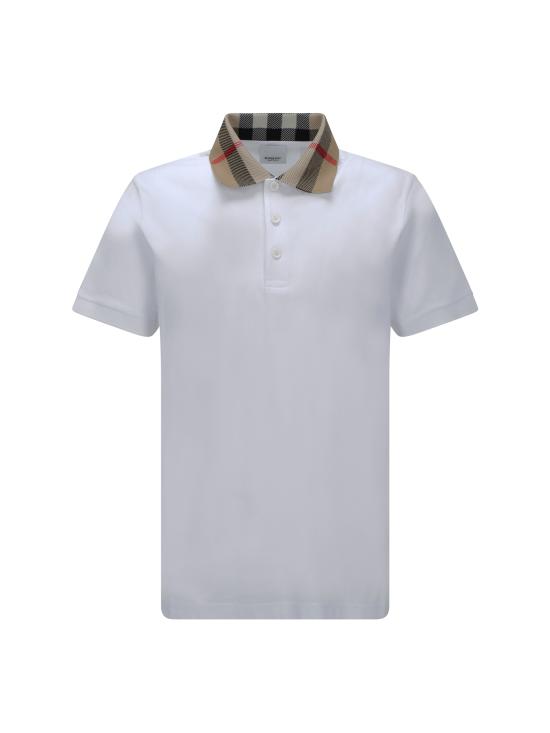 26SS 버버리 코튼 폴로 셔츠 8071621 A1464 WHITE