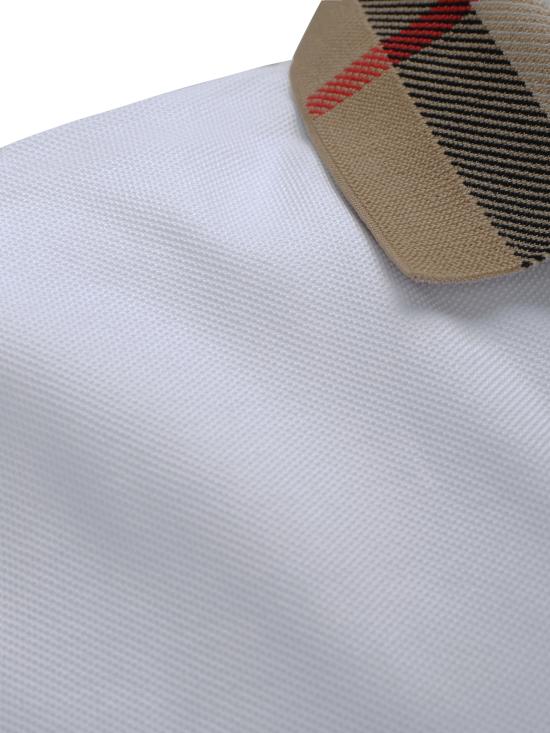 26SS 버버리 코튼 폴로 셔츠 8071621 A1464 WHITE - BURBERRY