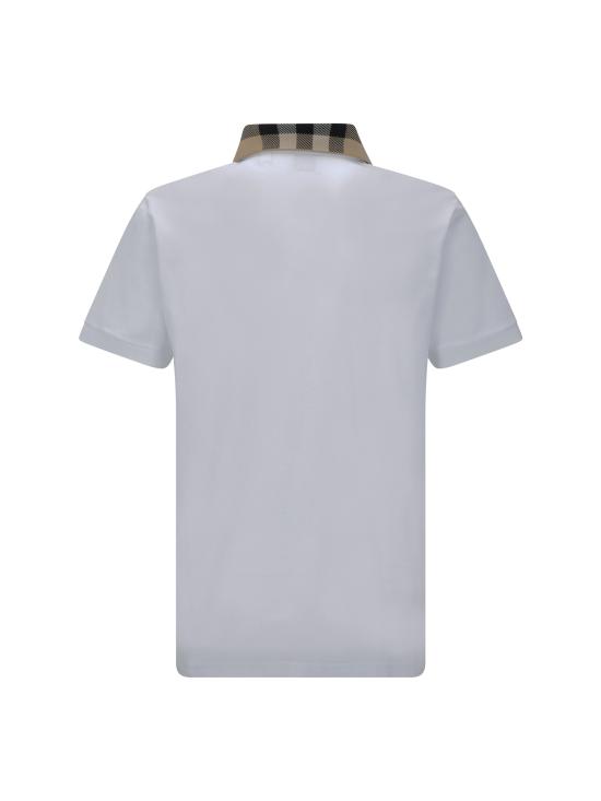 26SS 버버리 코튼 폴로 셔츠 8071621 A1464 WHITE - BURBERRY