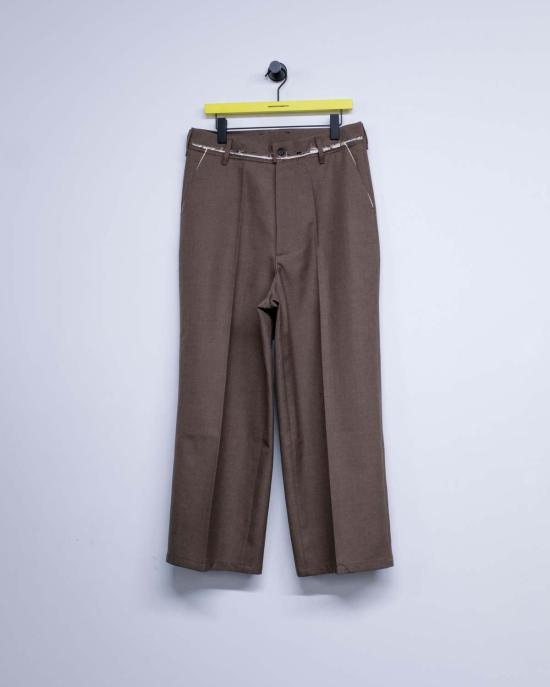  카미엘 포트젠스 스트레이트 팬츠 카미엘 포르겐스 폴리울 트윌 스트레이트 슬랙 - CAMIEL FORTGENS