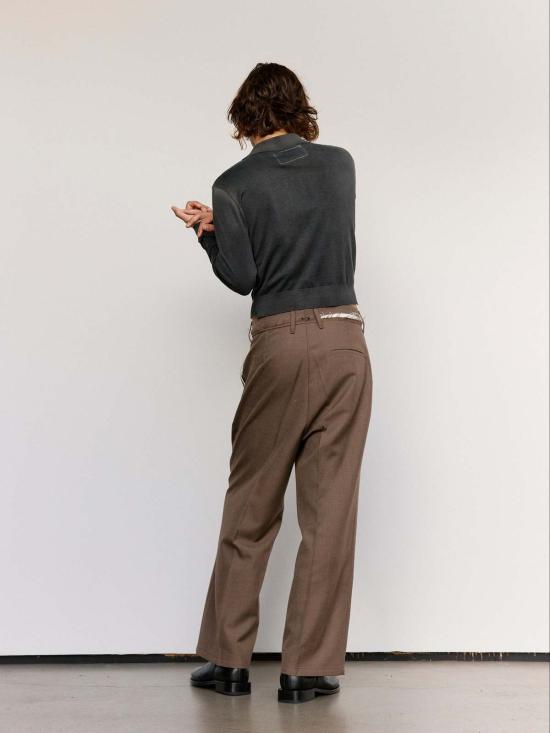  카미엘 포트젠스 스트레이트 팬츠 카미엘 포르겐스 폴리울 트윌 스트레이트 슬랙 - CAMIEL FORTGENS