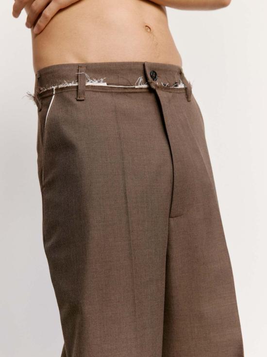  카미엘 포트젠스 스트레이트 팬츠 카미엘 포르겐스 폴리울 트윌 스트레이트 슬랙 - CAMIEL FORTGENS