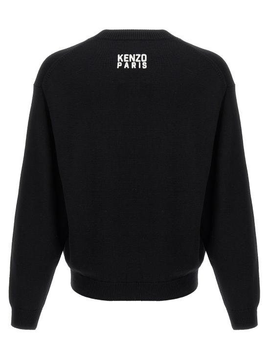 25FW 겐조 스웨터 FF65PU7503LI99J Black - KENZO