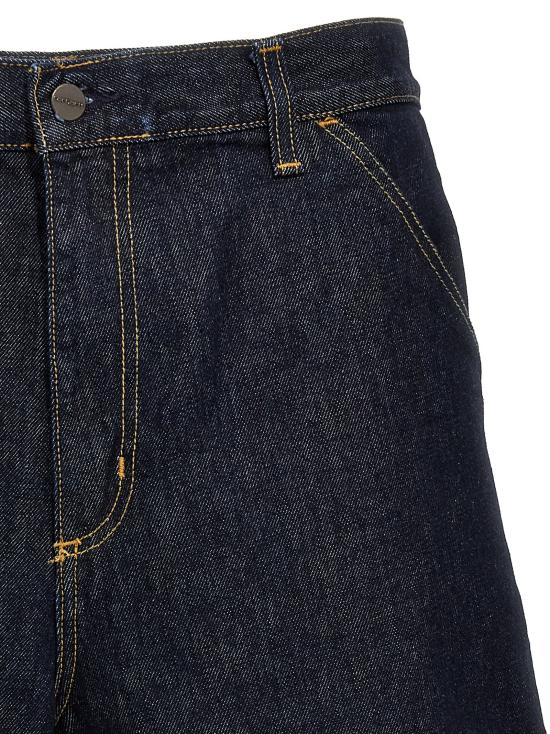 25SS 칼하트 WIP 스미스 데님 싱글 니 쇼츠 I0320260102 Blue - CARHARTT WIP