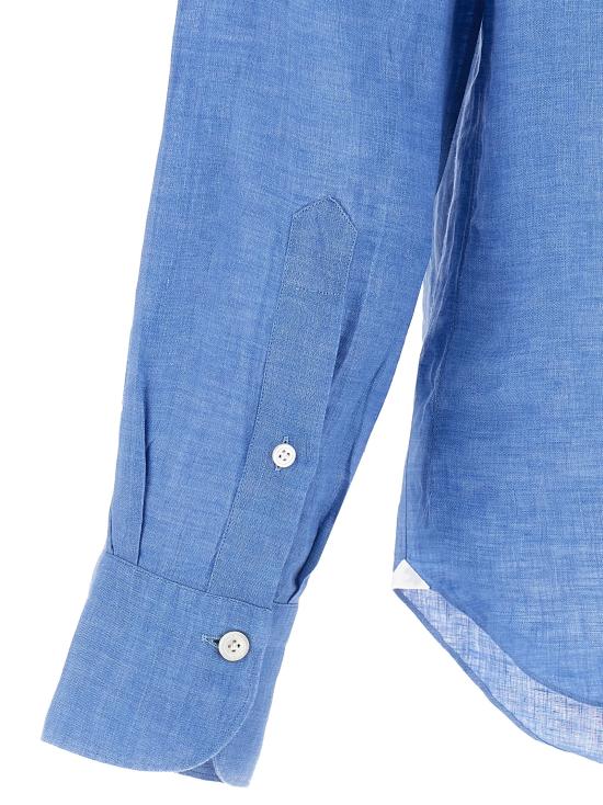 25FW 피나모레 긴팔 셔츠 C065008 Blue - FINAMORE