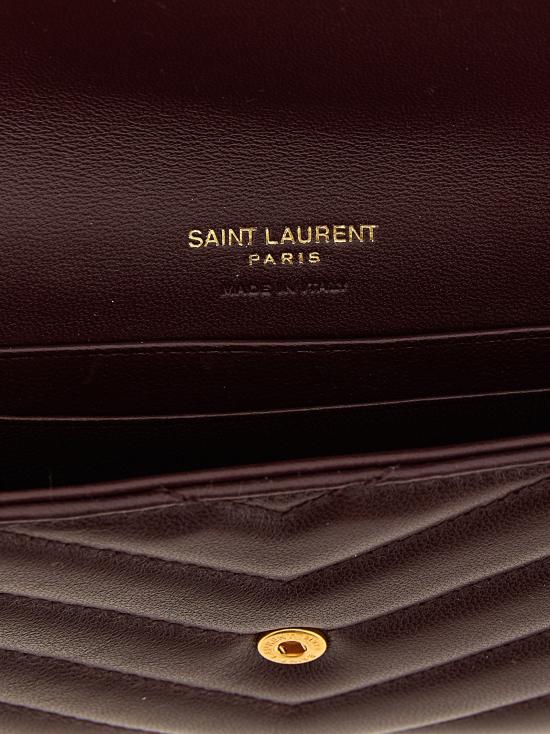 25FW 생로랑 명함지갑 414404AAA446195 Bordeaux - SAINT LAURENT