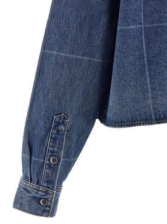 25FW 데님 X 알렉산더 왕 블라우스 4DC4252913400C Blue - DENIM X ALEXANDER WANG