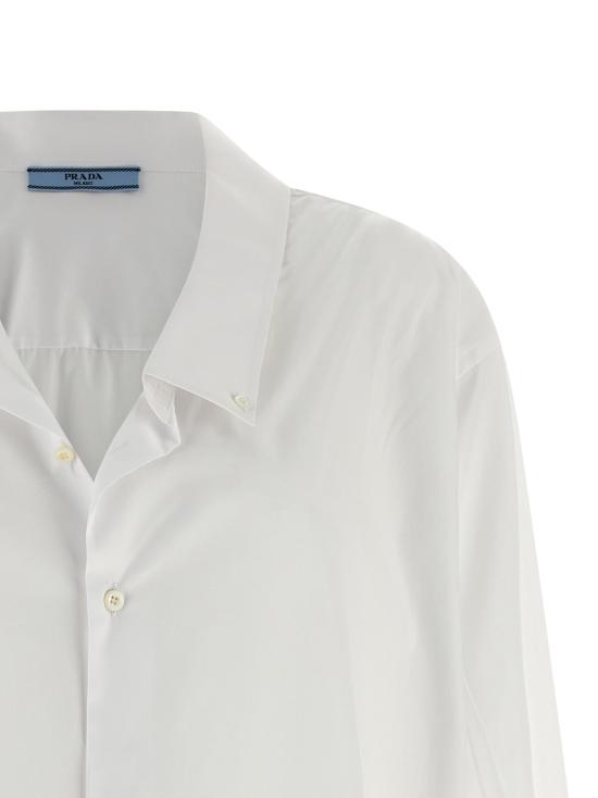 25FW 프라다 블라우스 P480ISOOO1XV2F0009 White - PRADA