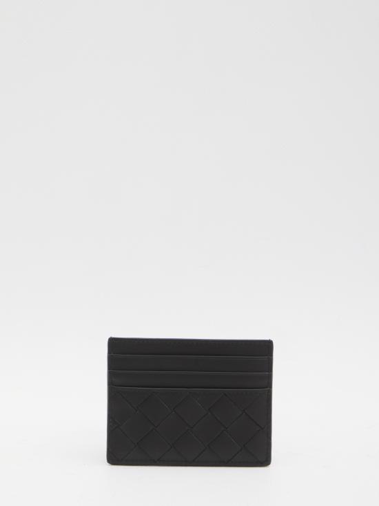 25FW 보테가베네타 인트레치아토 카드 지갑 795612 BLACK