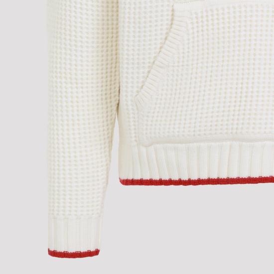 25FW 카사블랑카 스웨터 MAW25KW104301 WHITE - CASABLANCA