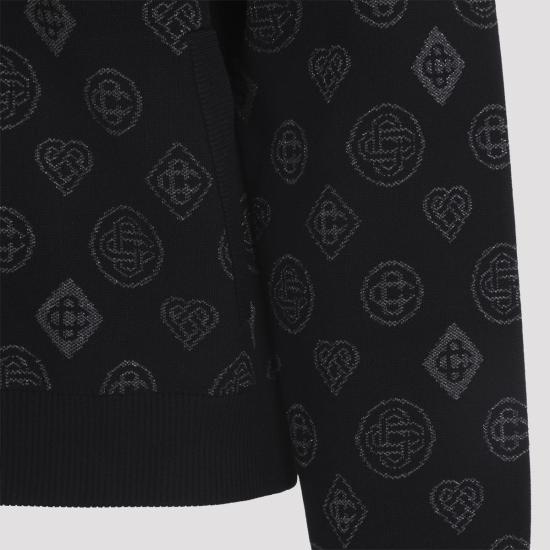 25FW 카사블랑카 자켓 MAW25KW112401 Black - CASABLANCA