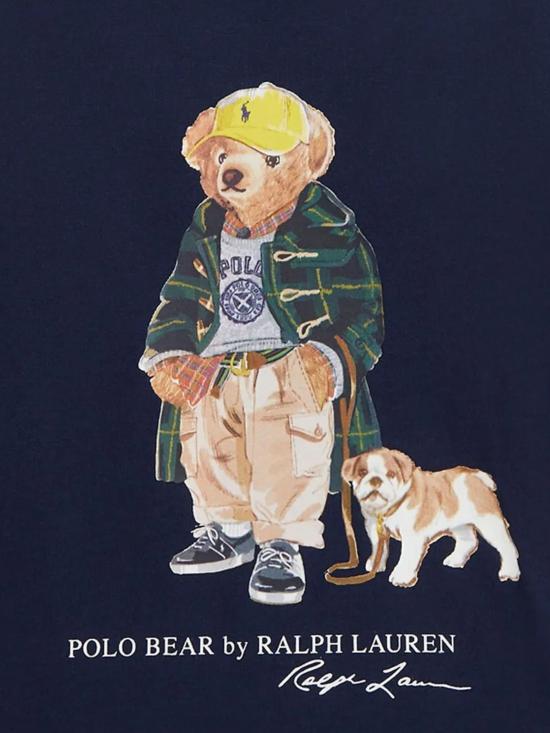 25FW [키즈] 폴로 랄프로렌 티셔츠 323 981177 001 001 FA25 BEAR REFINED NAVY - POLO RALPH LAUREN