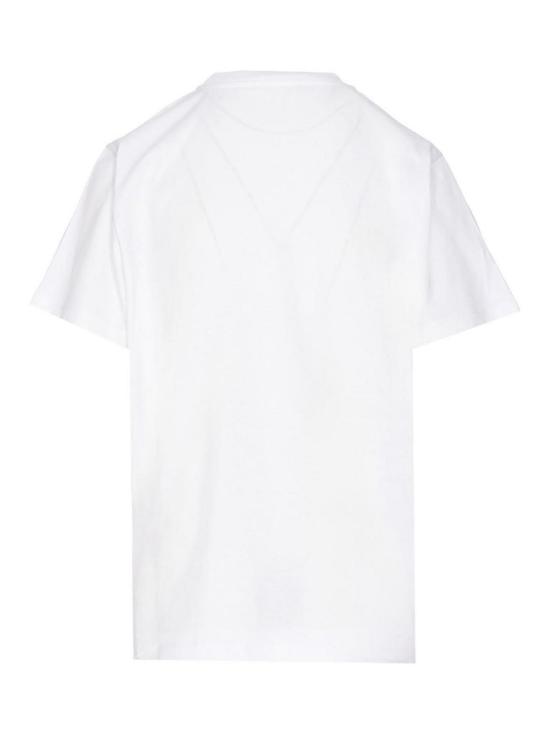 26SS 가니 베이직 저지 레오파드 릴렉스드 티셔츠 T4124943 White - GANNI