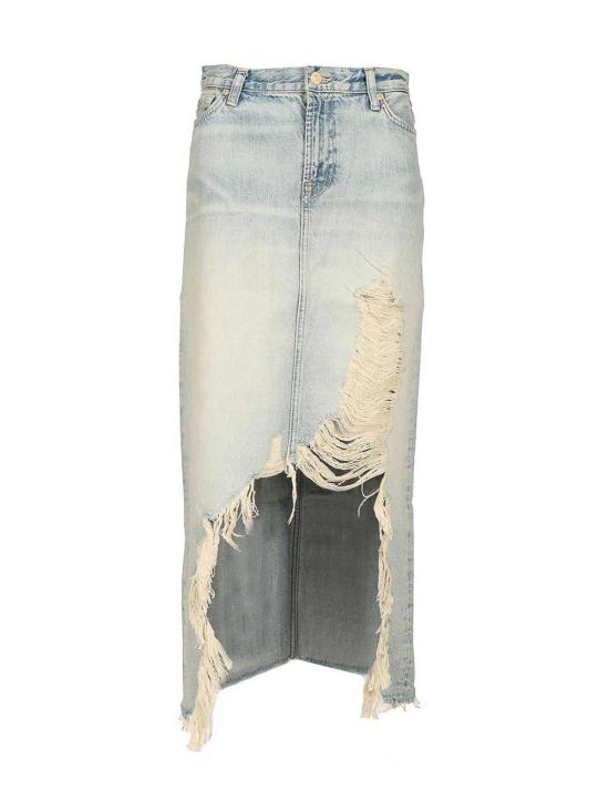 26SS 세븐포올맨카인드 미디 스커트 7U013066U7PAS Light Blue