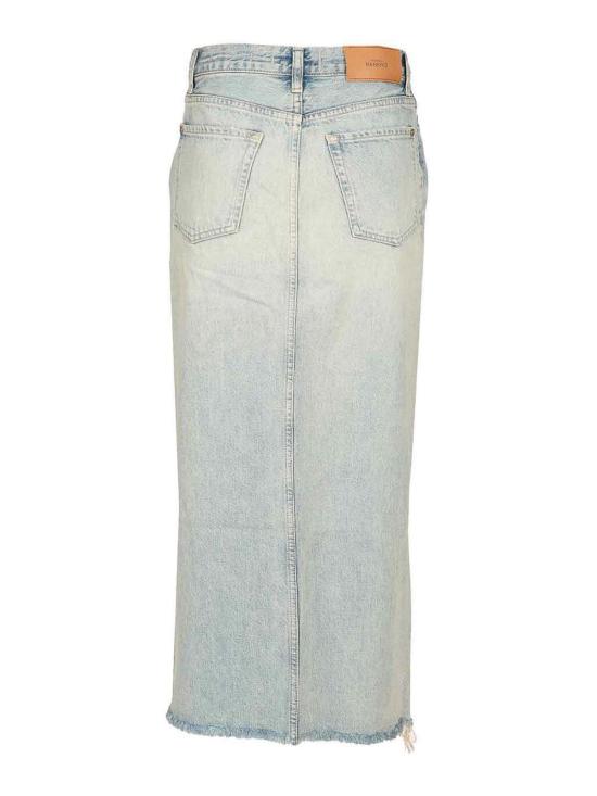 26SS 세븐포올맨카인드 미디 스커트 7U013066U7PAS Light Blue - 7 FOR ALL MANKIND