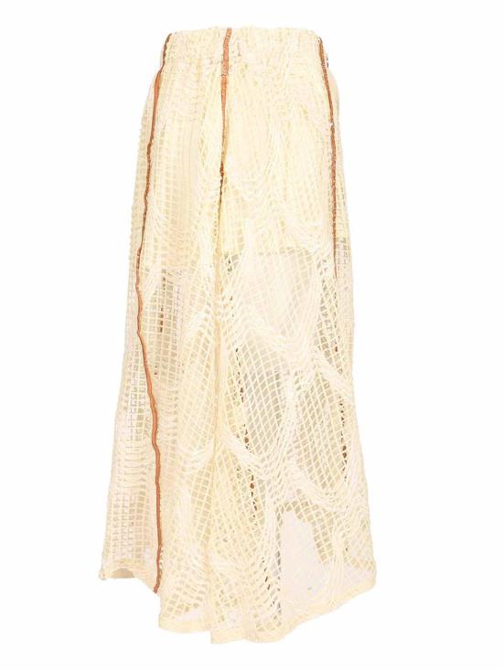 26SS 두라찌 미디 스커트 SS25SK07071RETI001 White - DURAZZI