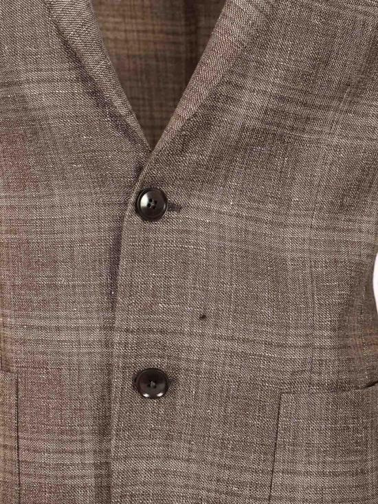 25SS 에르메네질도제냐 수트 자켓 950727A91DNMG0950727A9 Brown - ERMENEGILDO ZEGNA