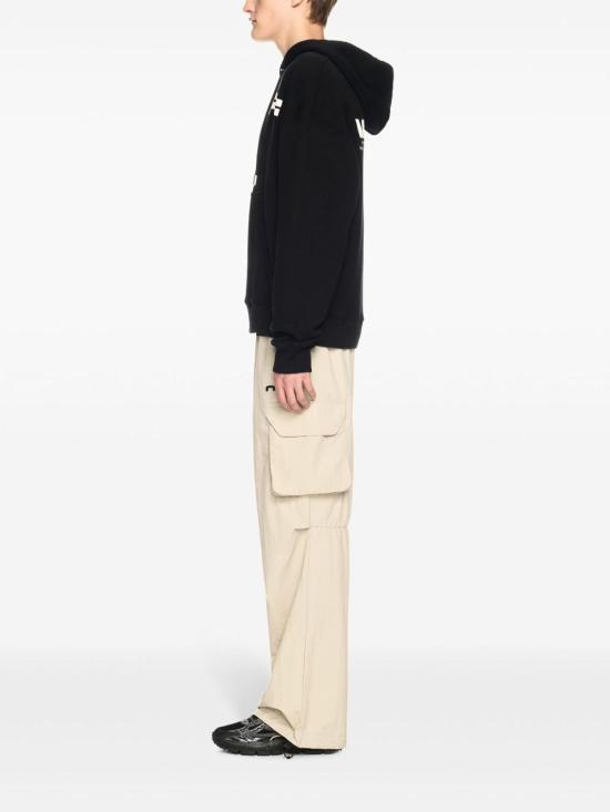 26SS 오프화이트 후드 티셔츠 OMBB085S25FLE00G1001 Black - OFF WHITE