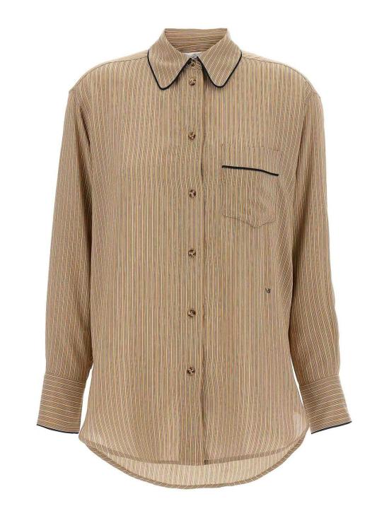 26SS 빅토리아 베컴 셔츠 1125WSH006013A Brown