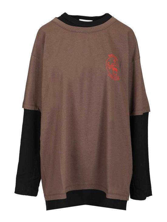 26SS 마리아노 긴팔 티셔츠 T58016843LU4316 Black