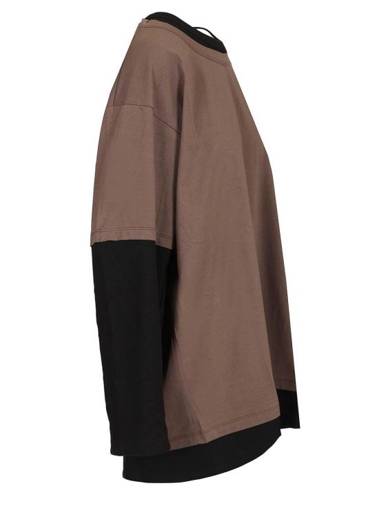 26SS 마리아노 긴팔 티셔츠 T58016843LU4316 Black - MAGLIANO