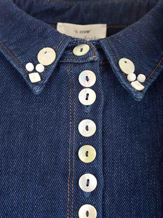 26SS 포르테포르테 셔츠 13545BISMYSHIRTF47A5019 Blue - FORTE FORTE