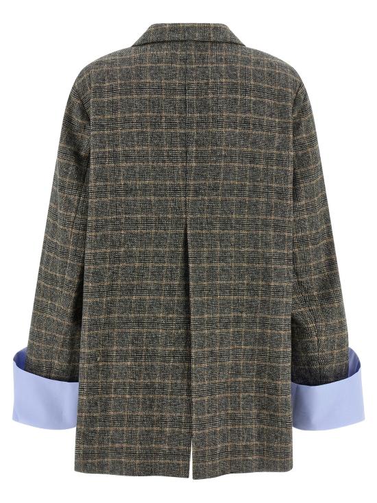 25FW 제지아 수트 자켓 MJD514A26245COTTONCHECK - JEJIA