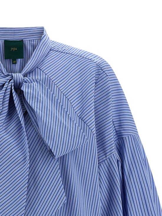 25FW MAISON JEJIA 블라우스 MJD118AATEX56BLUECOTTONSTRIPES - JEJIA