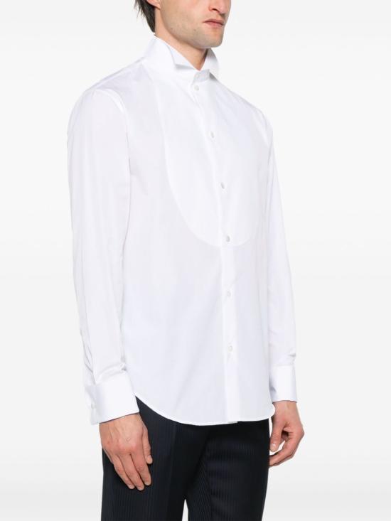 25FW 엠포리오 아르마니 긴팔 셔츠 EM000190TE10247 U0002 White - EMPORIO ARMANI