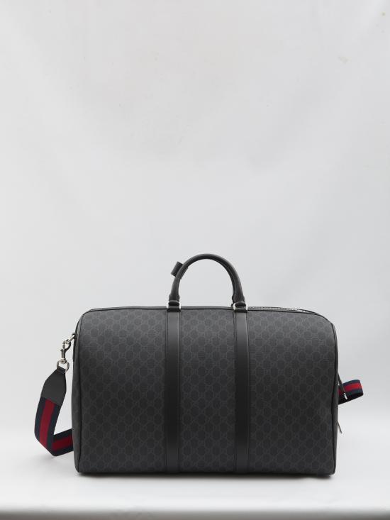 25FW 구찌 GG 수프림 라지 더플백 792075 BLACK