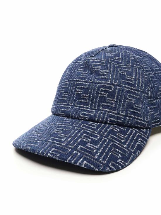 25SS 펜디 FF 베이스볼 캡 FXQ768 AV93F0RBB Blue - FENDI