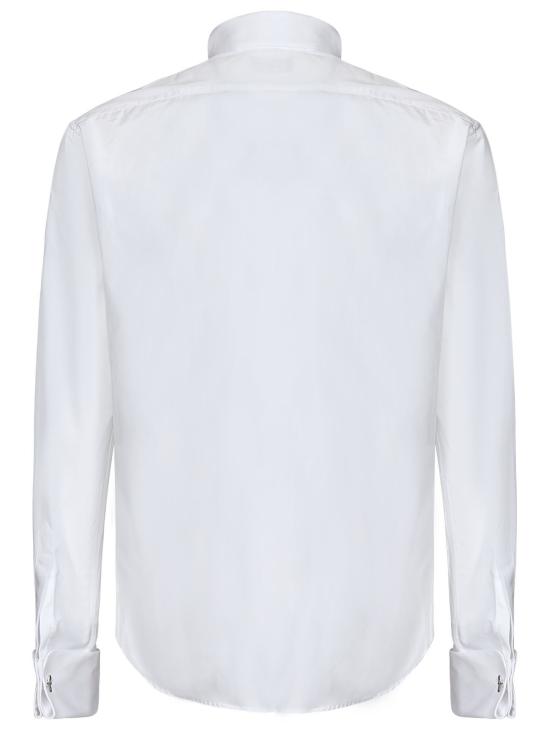 24FW 엠포리오 아르마니 긴팔 셔츠 D41C70D1C29 101 White - EMPORIO ARMANI