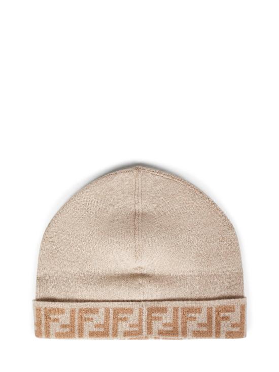 24FW [키즈] 펜디 모자 JUP063AO29 F0AYG Beige - FENDI