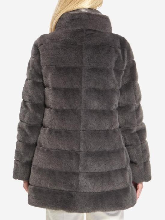 25FW 에르노 레이디 얼터너티브 퍼 & 울트라라이트 나일론 베스트 PI002123D 126309480 Anthracite - HERNO