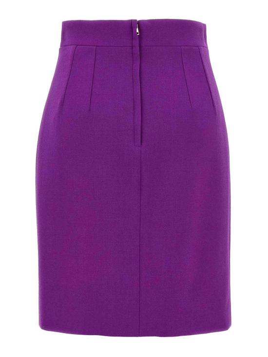  돌체앤가바나 미디 스커트 F4CS5TFU2L8F0571 Purple - DOLCE & GABBANA