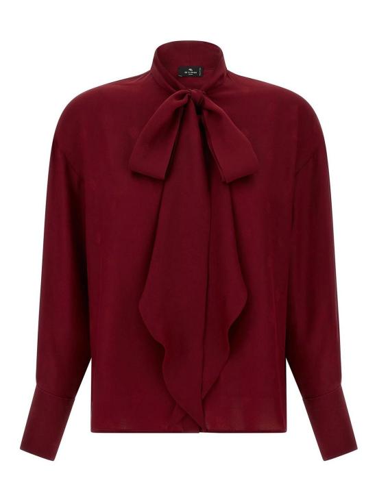25FW 에트로 블라우스 WRIA007799TU1L3R0368 Dark Red