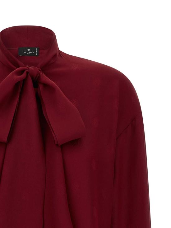 25FW 에트로 블라우스 WRIA007799TU1L3R0368 Dark Red - ETRO