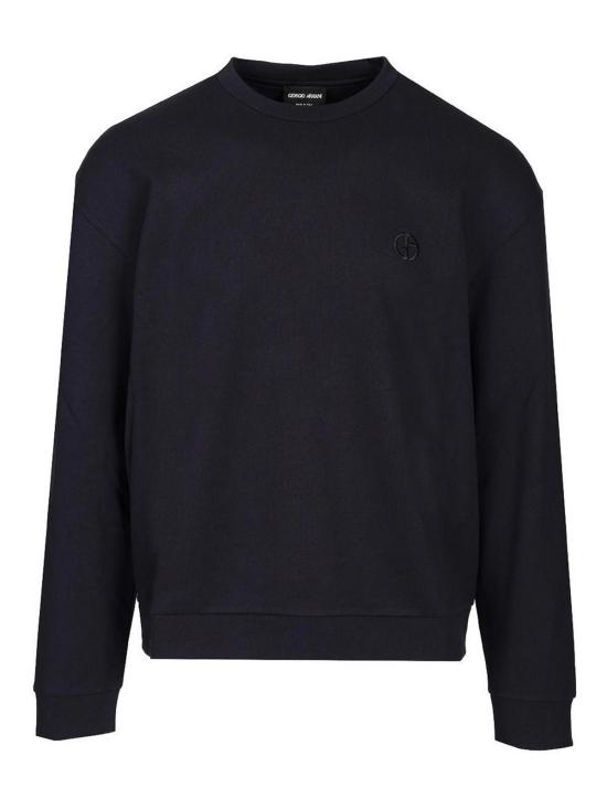 25FW 조르지오 아르마니 긴팔 티셔츠 GM000328TE11705UB115 Blue