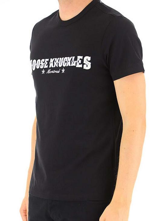  무스너클 반팔 티셔츠 M10MT703292 Black - MOOSE KNUCKLES