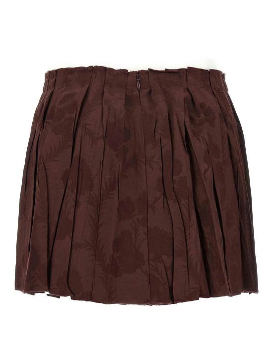 25FW 에트로 숏 스커트 WRFA016699TJB41M5039 Dark Red - ETRO