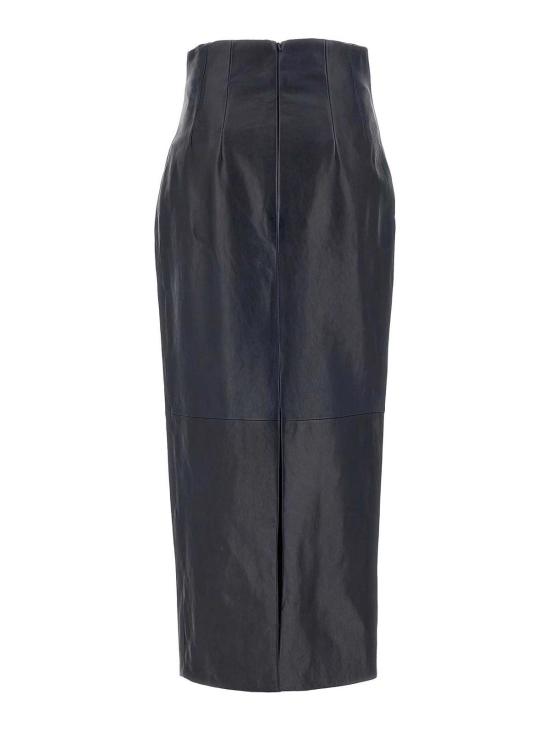 25FW 케이트 미디 스커트 4108729979 Blue - KHAITE