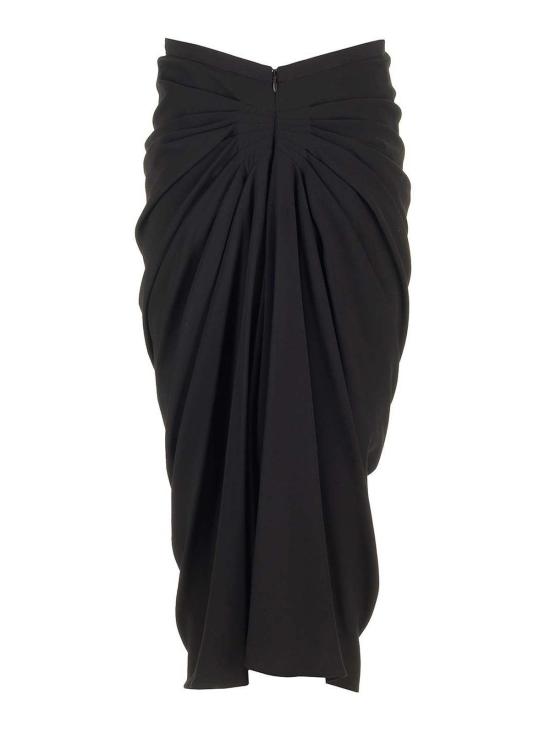  드리스 반 노튼 미디 스커트 SONATA8314900 Black - DRIES VAN NOTEN