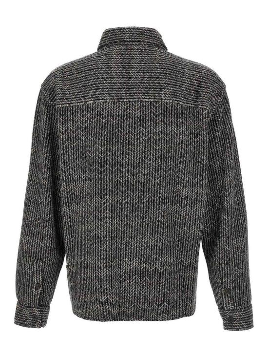  미소니 긴팔 셔츠 US25WJ07BC005FS91P0 Grey - MISSONI