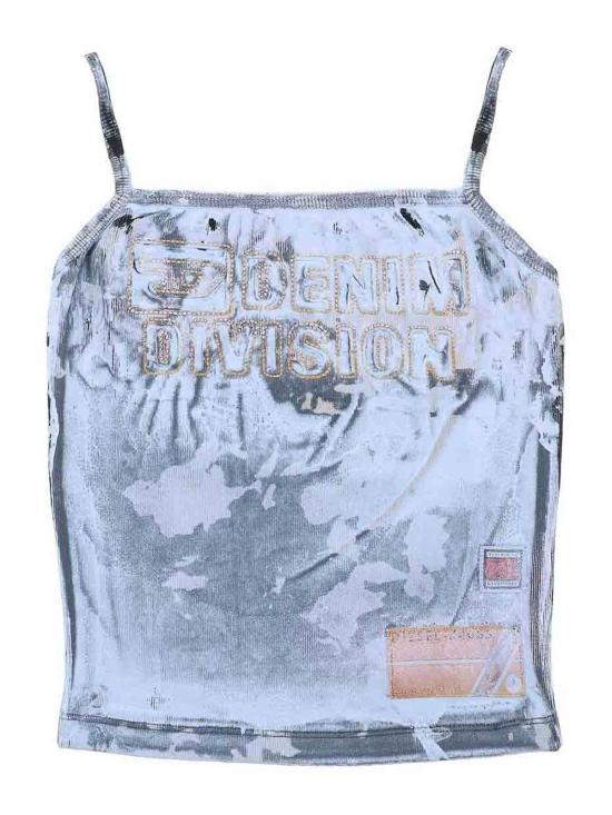 24FW 디젤 민소매 티셔츠 A136630BNCT Medium Wash