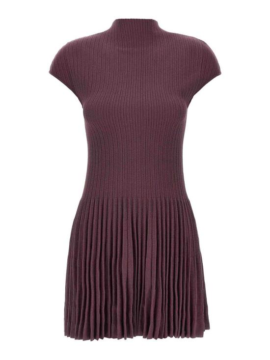  마그다뷰트림 미디 스커트 281725VIOLET Purple