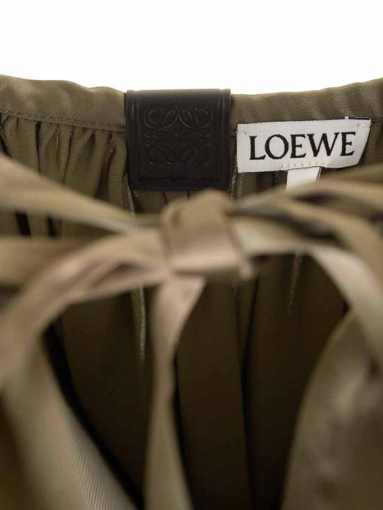 24FW 로에베 미디 원피스 S359Y09XDC8967 Green - LOEWE