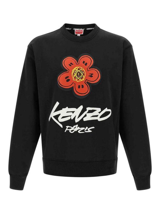  겐조 긴팔 티셔츠 FF65SW2524MC99J Black